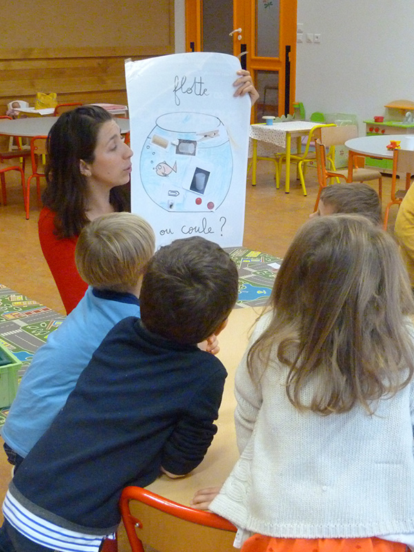 Vignette Plouf : ça flotte, ça coule !