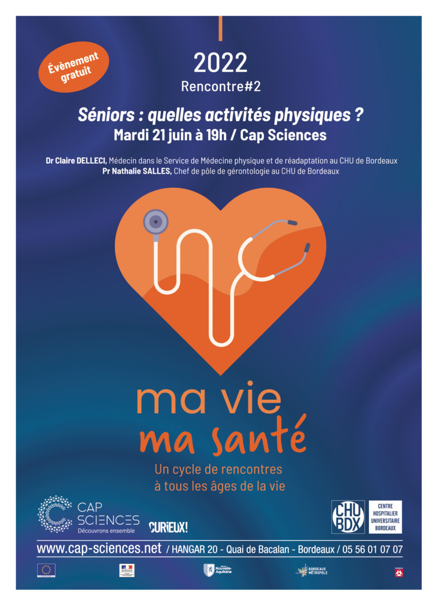 Affiche de Ma vie – ma santé / Séniors : quelles activités physiques ?