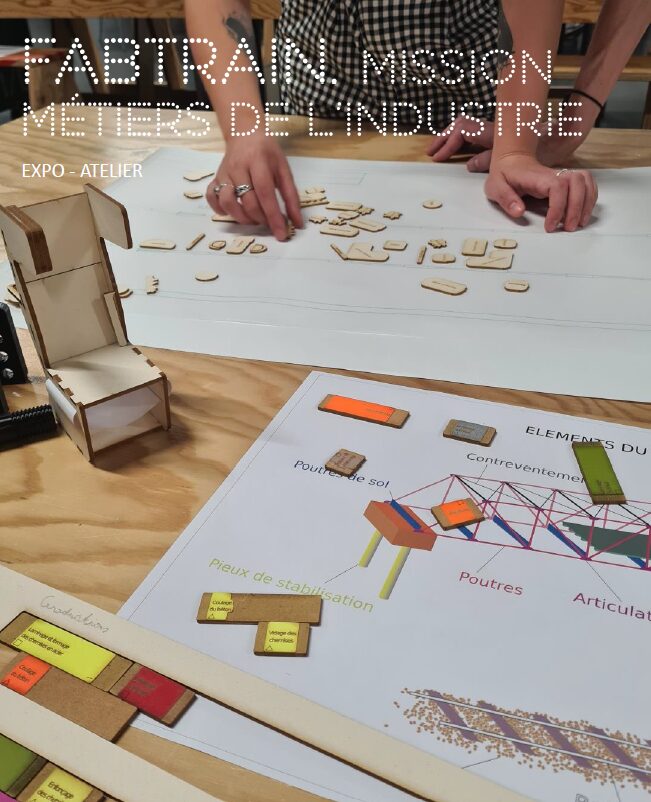 Affiche de FabTrain, mission métiers de l&rsquo;industrie