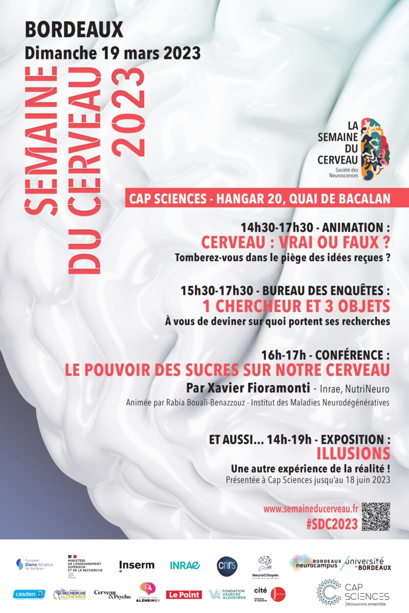 Affiche de Semaine du cerveau 2023