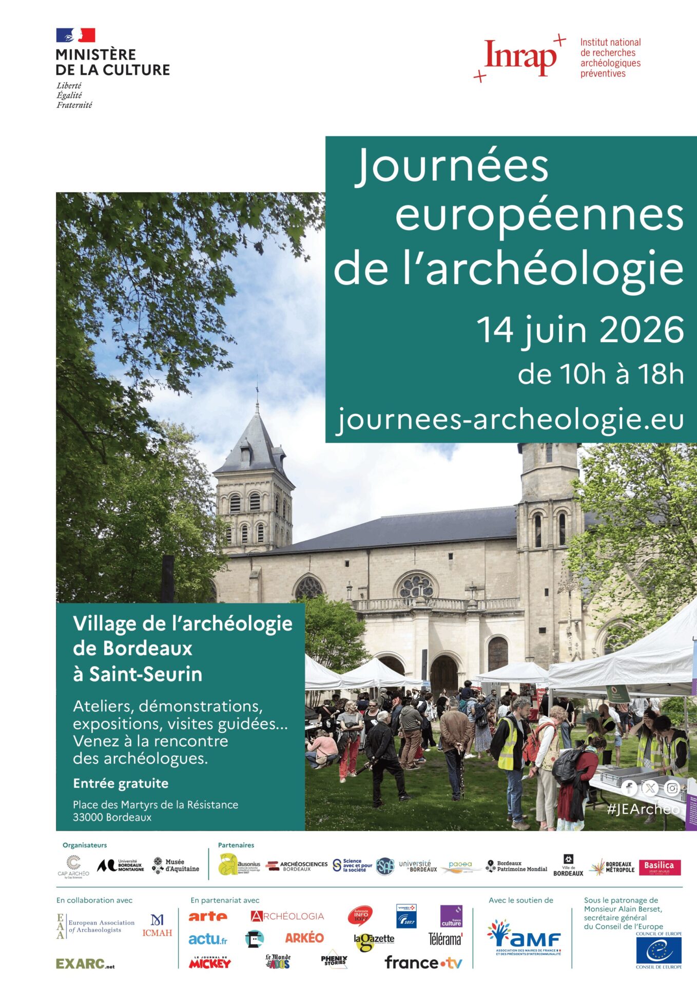 Affiche de Le village de l&rsquo;archéologie 2026
