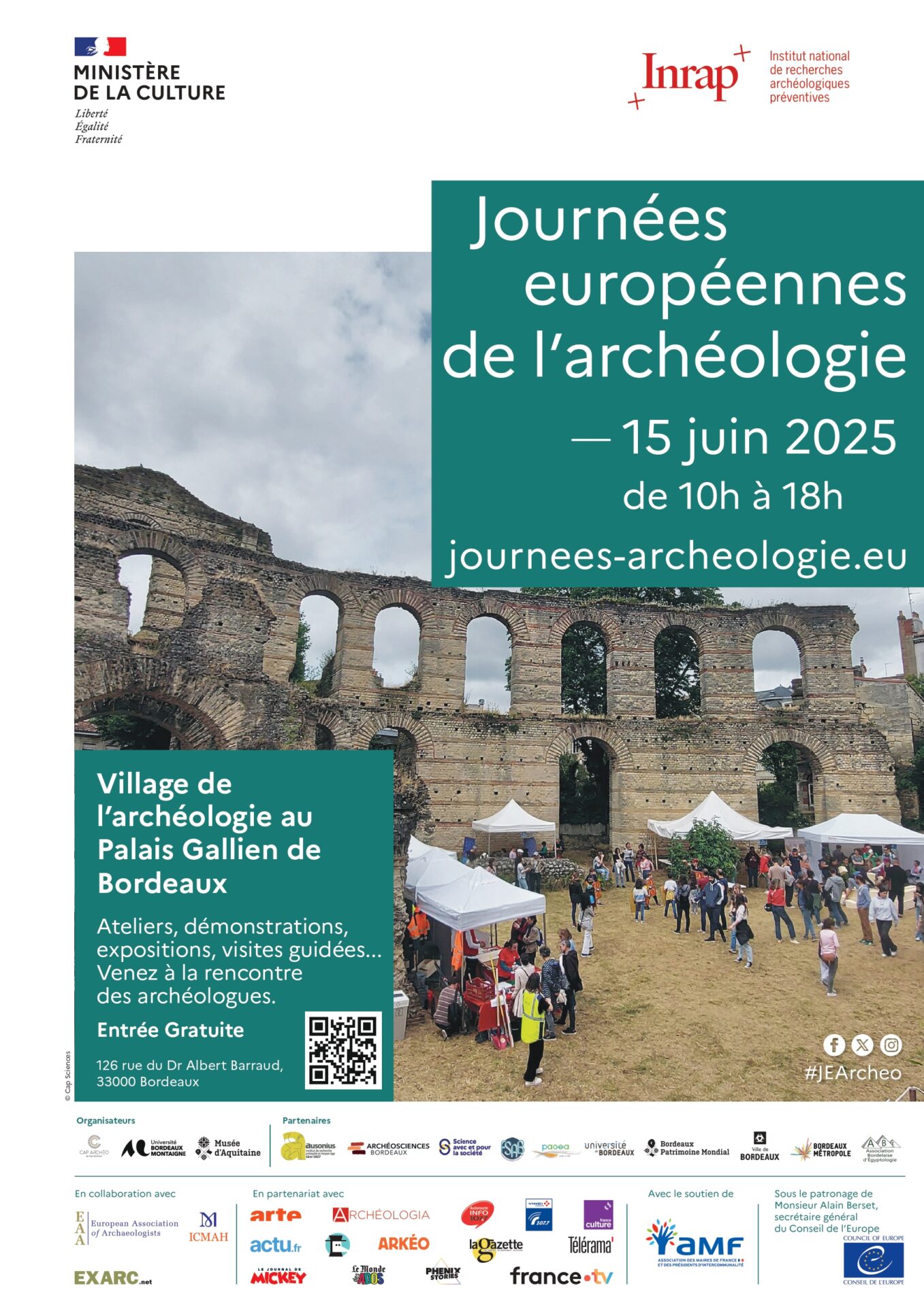 Affiche de Le village de l&rsquo;archéologie 2025