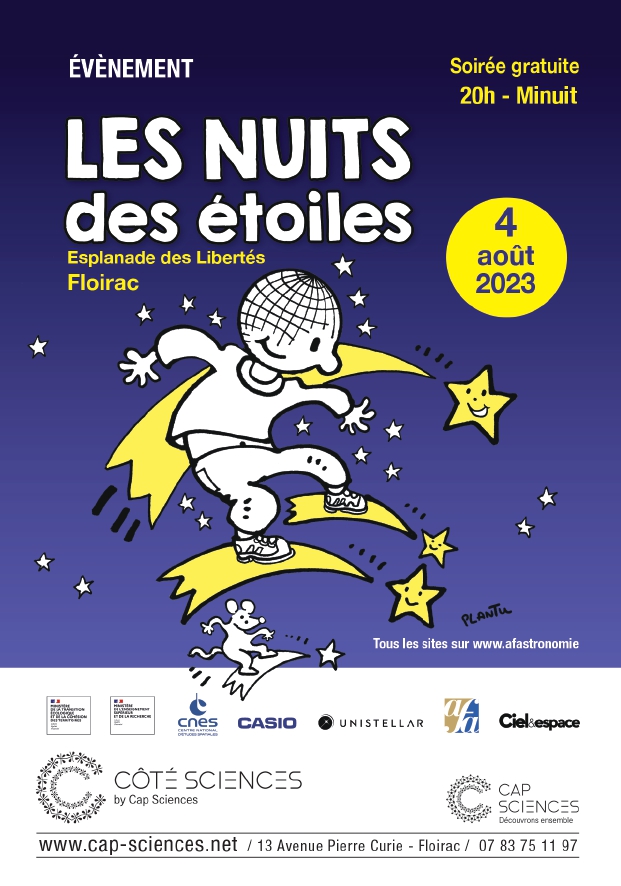 Affiche de Nuit des étoiles 2023