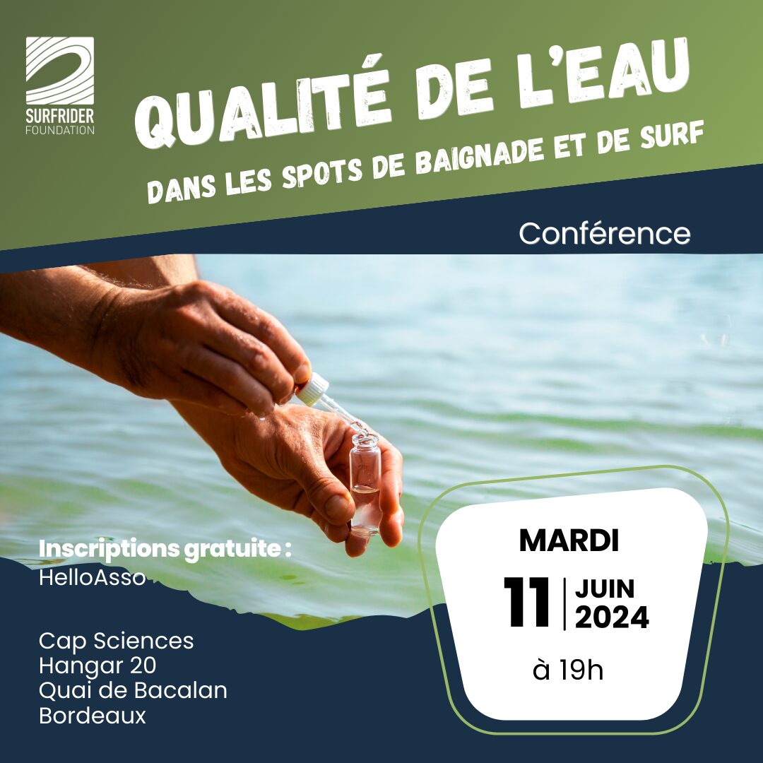Affiche de Qualité de l&rsquo;eau dans les eaux de baignade et les spots de sports nautiques