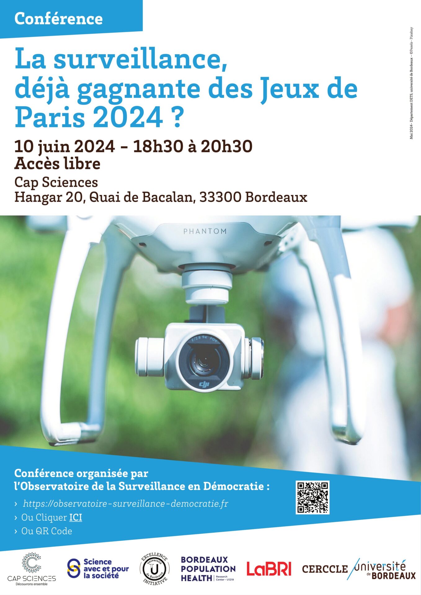 Affiche de La surveillance, déjà gagnante des Jeux de Paris 2024 ?