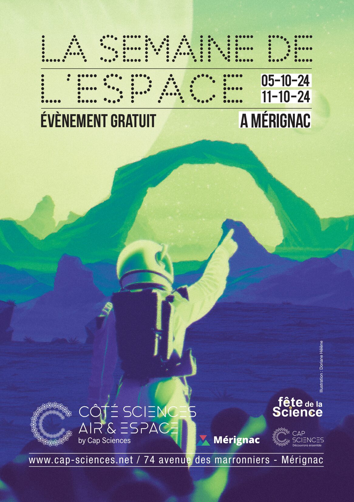 Affiche de Semaine de l&rsquo;espace 2024