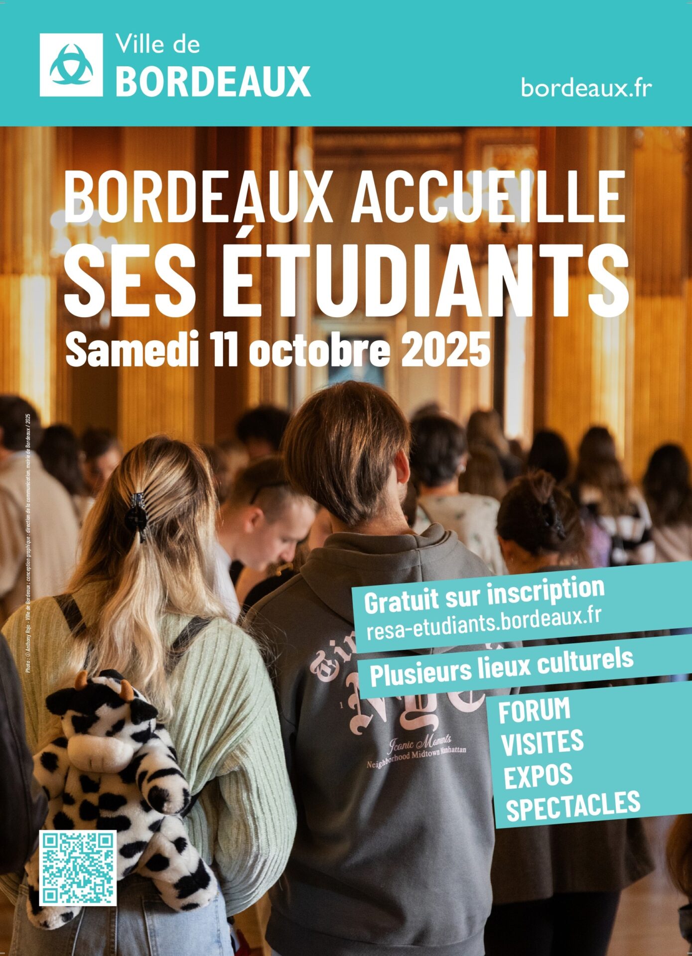 Affiche de Bordeaux accueille ses étudiants