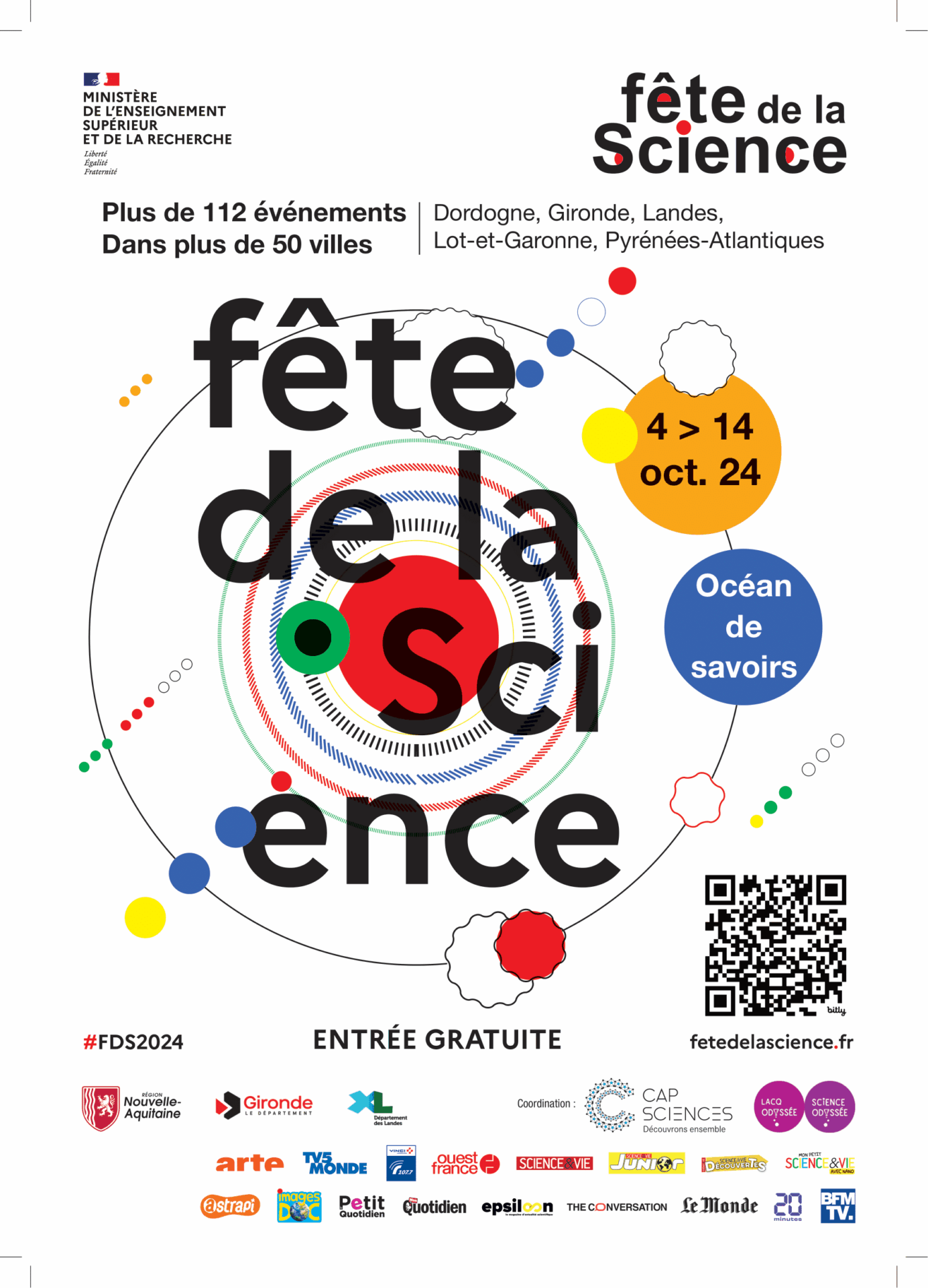 Affiche de La Fête de la Science 2024