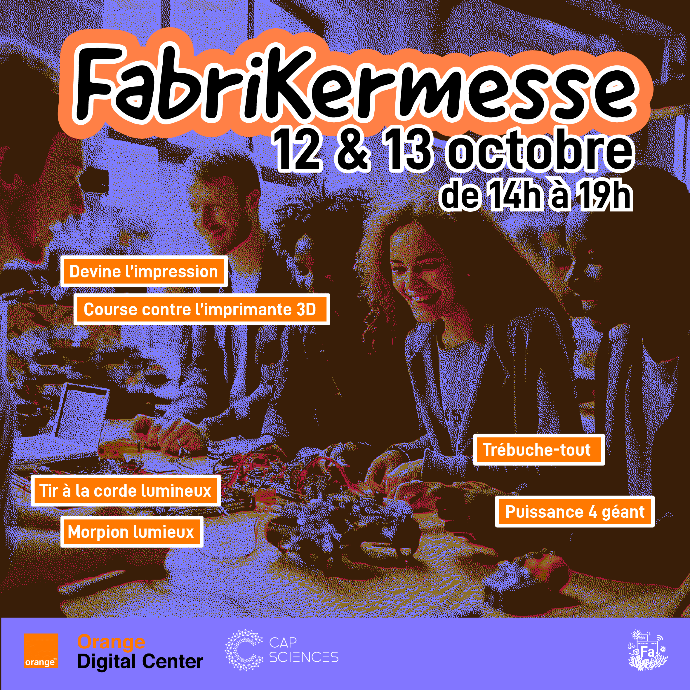 Affiche de La Kermesse du FabLab