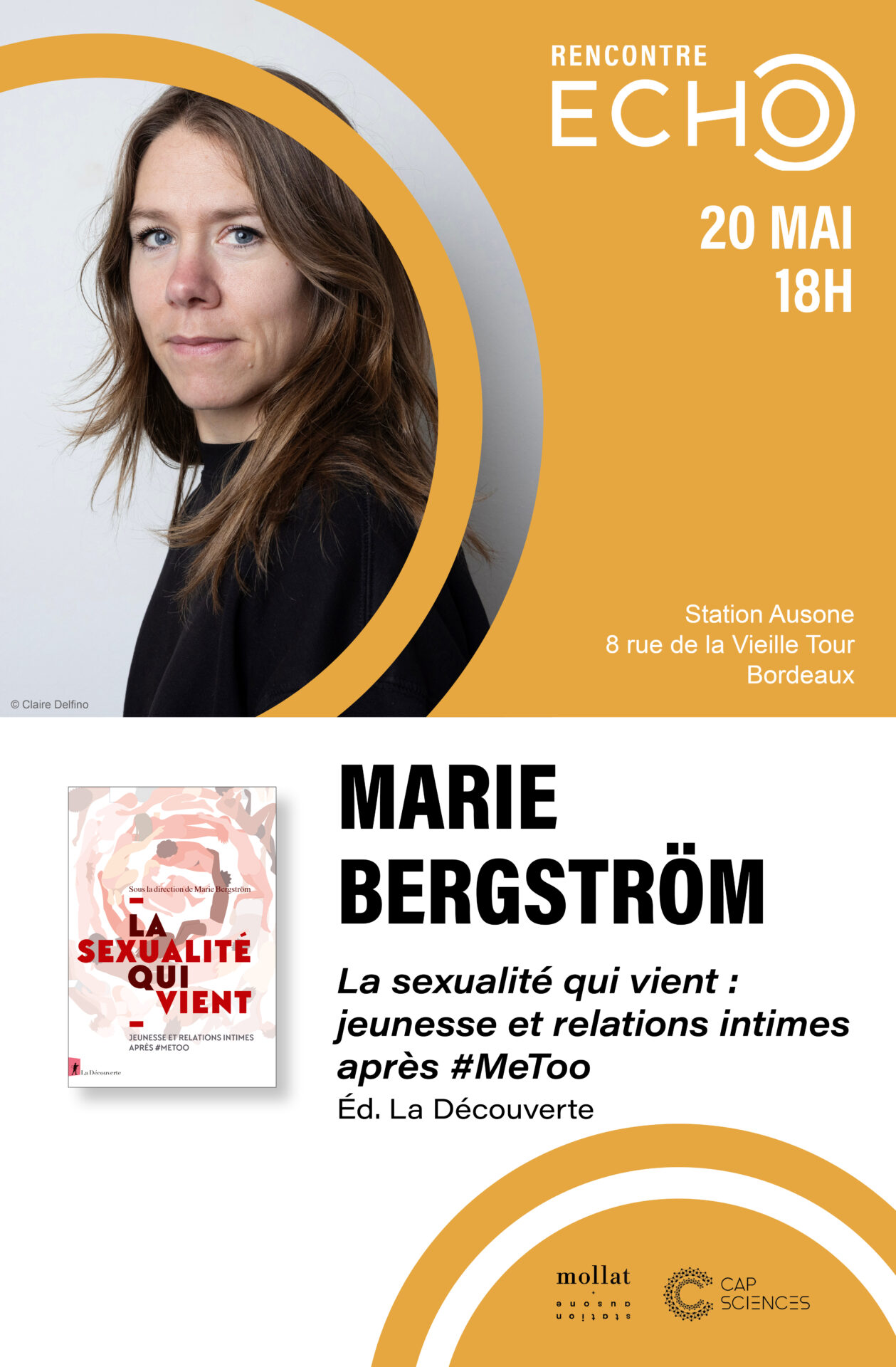 Affiche de Rencontre ECHO – Marie Bergström