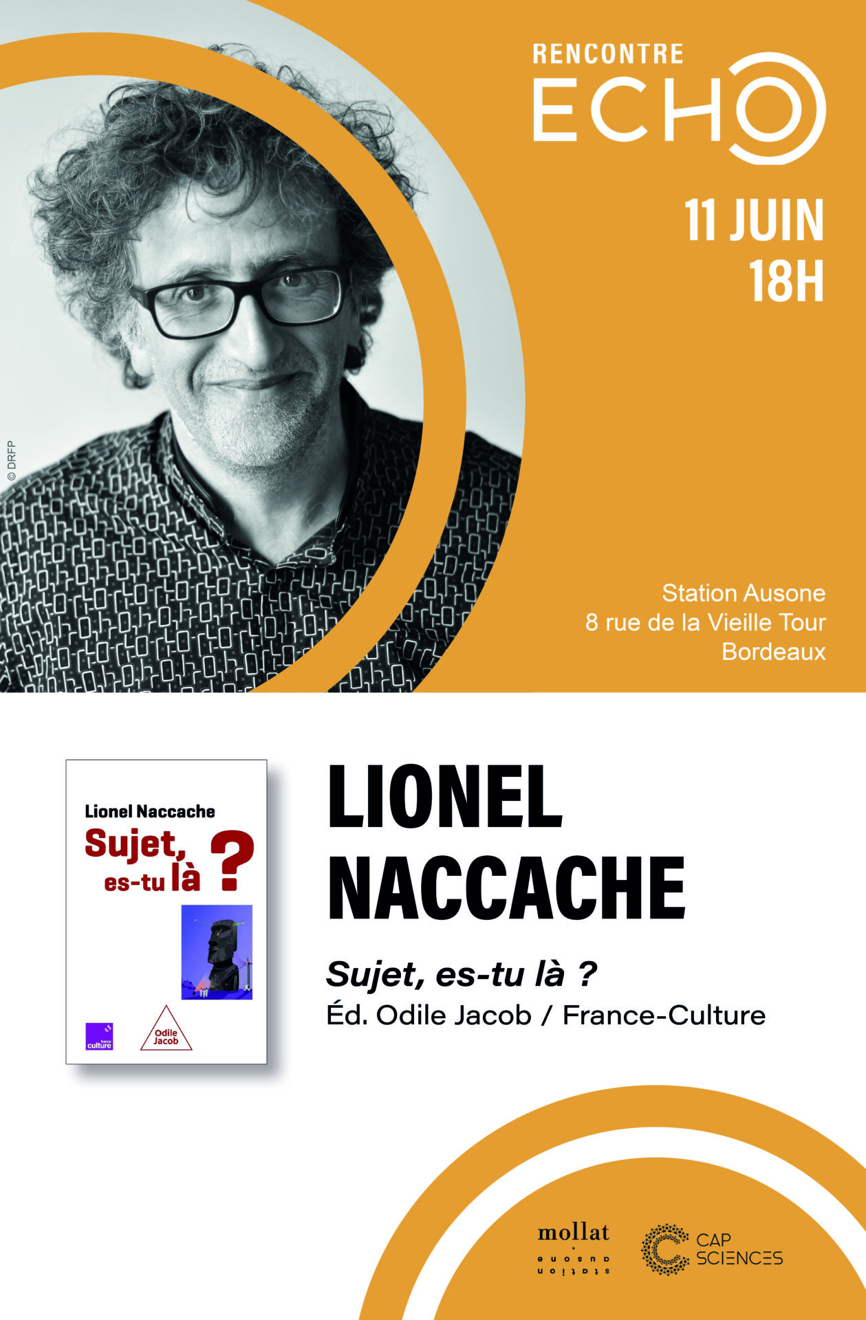 Affiche de Rencontre ECHO – Lionel Naccache