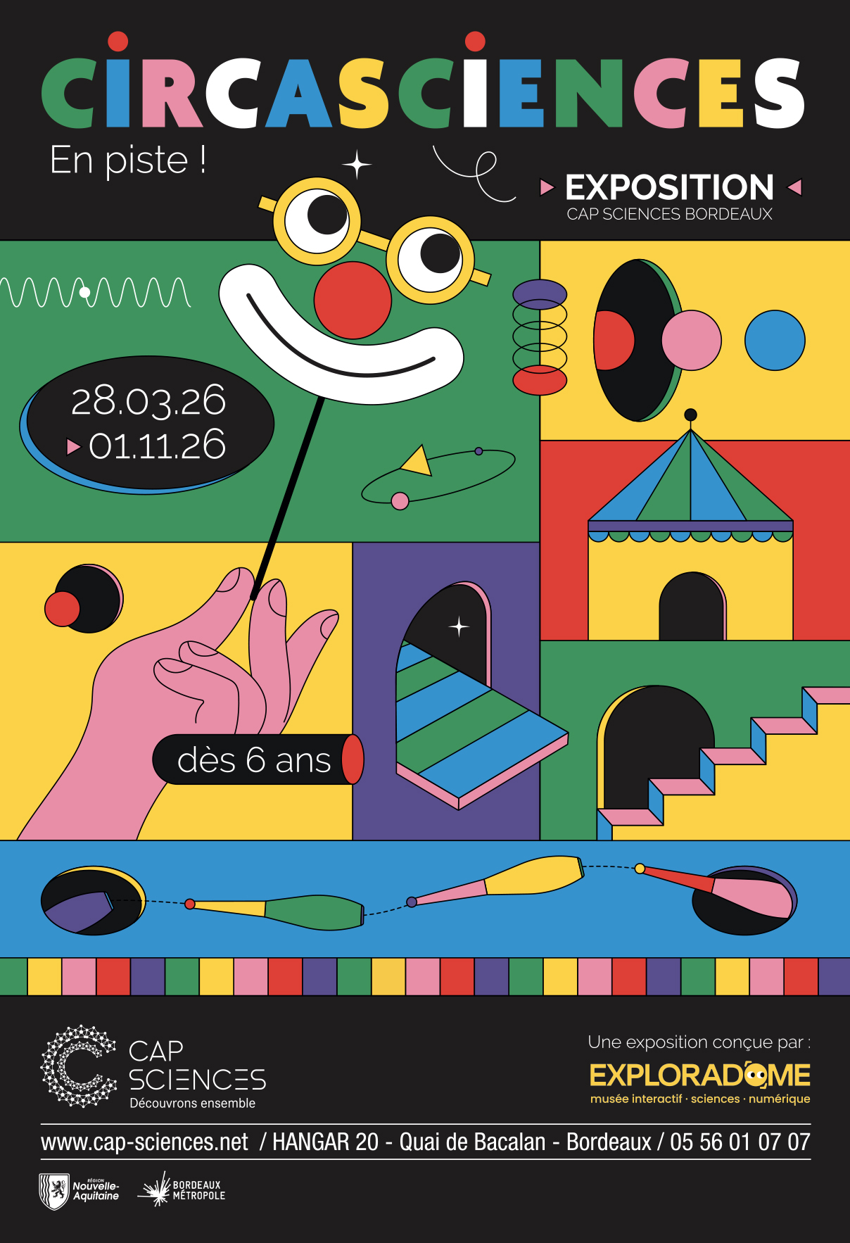 Affiche de Circasciences – En piste !