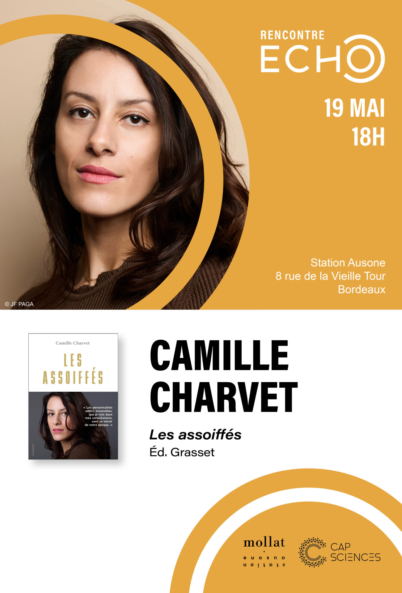 Affiche de Rencontre ECHO – Camille Charvet