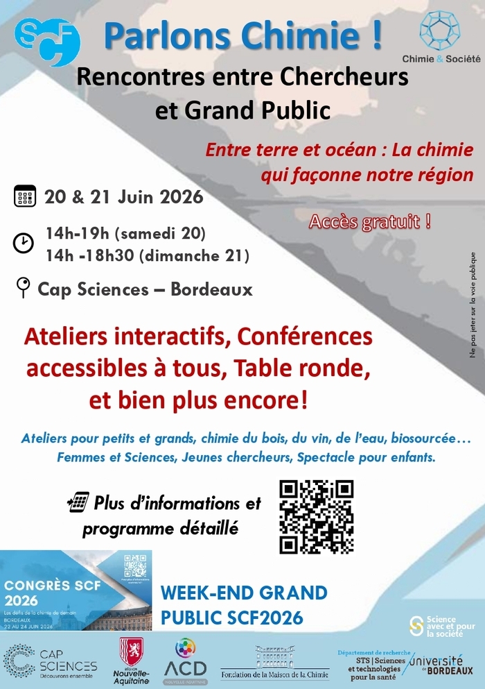 Affiche de Parlons Chimie !