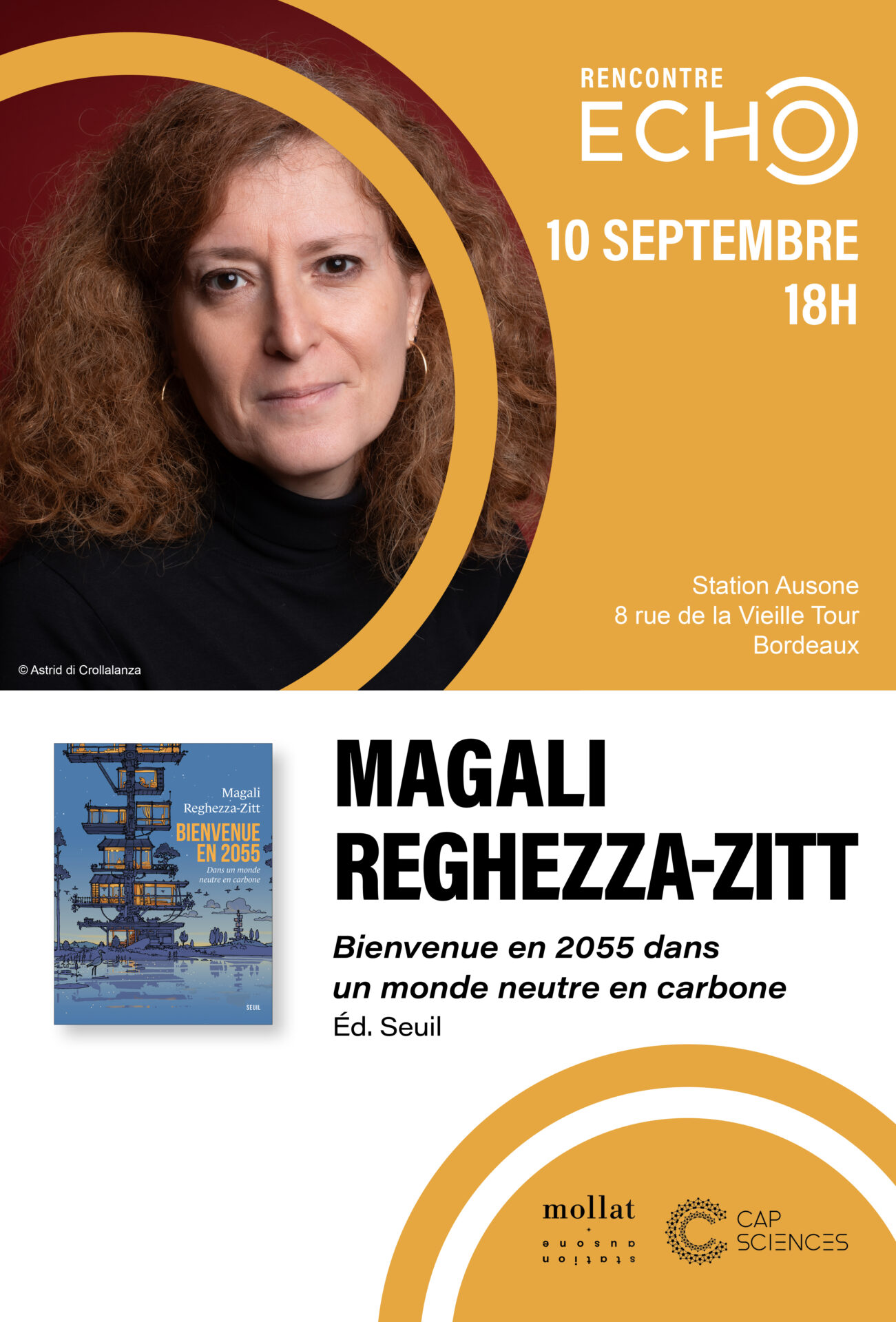 Affiche de Rencontre ECHO – Magali Reghezza-Zitt