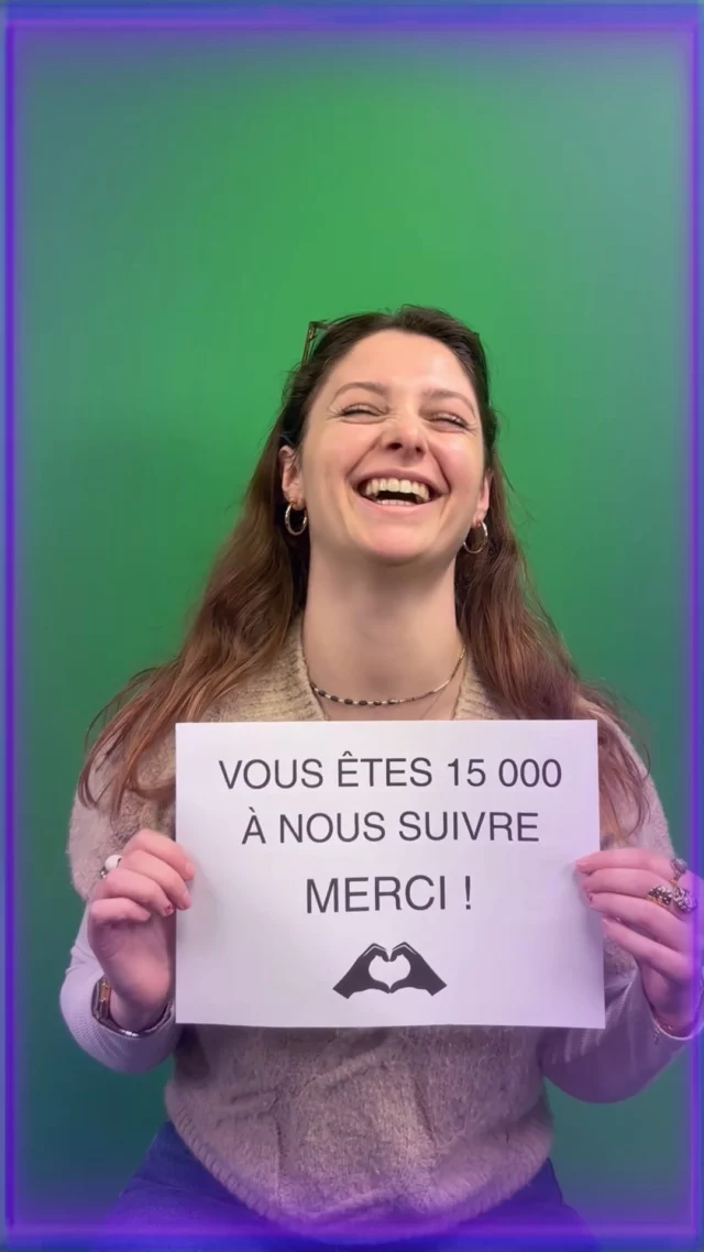 On pourrait écrire un long discours…Mais on va faire simple : merci. 🖤
15 000 fois merci.