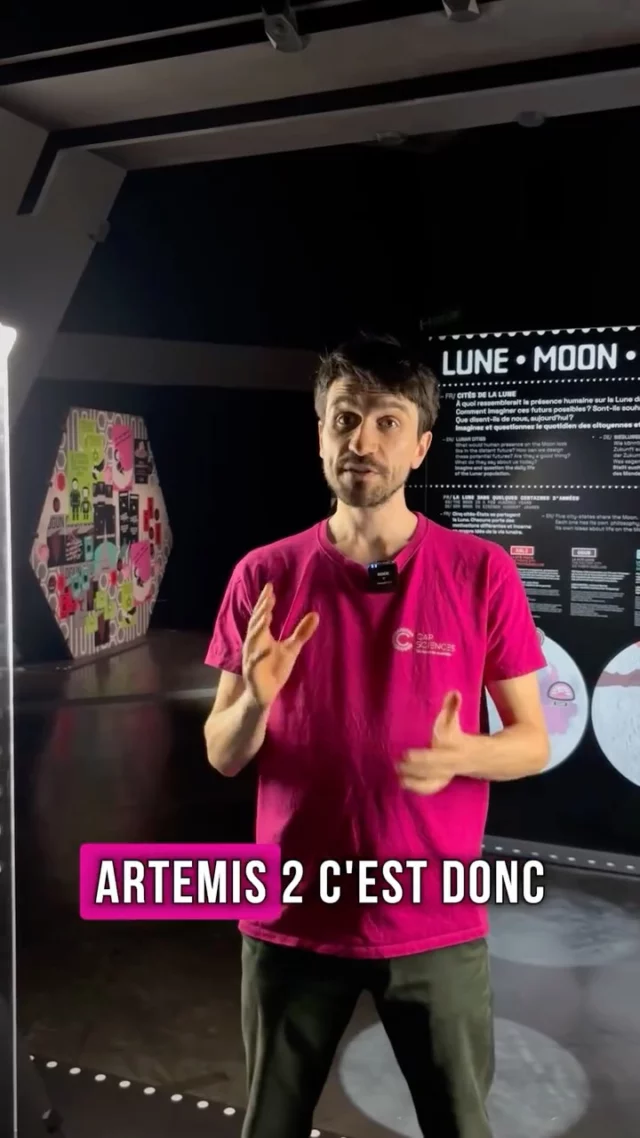 La NASA relance la course à la Lune 🚀🌙

Plus de 50 ans après Apollo 11 Moon Landing, des
astronautes vont à nouveau faire le tour de notre
satellite avec la mission Artemis II.

Un vol historique… et une étape clé avant le retour des
humains sur la Lune 👀

Et si tu veux te mettre dans la peau d’un astronaute
dès maintenant, viens tester notre expo Lune à Cap
Sciences jusqu'au 31 août 2026 🌌

Ps : un grand merci à @colin.lefevre :)