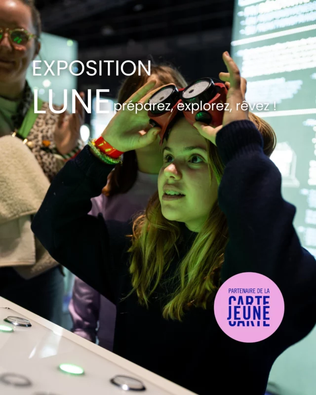 BON PLAN ! 🎉🌙

Si vous êtes détenteurs de la @cartejeunebm , profitez de -20% sur l'expo “Lune - Préparez, explorez et rêvez” valable aussi pour votre accompagnateur ! 😉

C'est pas tout ! La Carte Jeune est également valable toute l’année à Cap Sciences sur les ateliers jeunesse, le P'tit Cap et certaines de nos expositions (hors stages, expériences et anniversaires). 🤗 @cartejeuneenfamille 

Une bonne raison de venir en famille pendant les vacances ! 🚀

📷 @gdphotosbordeaux