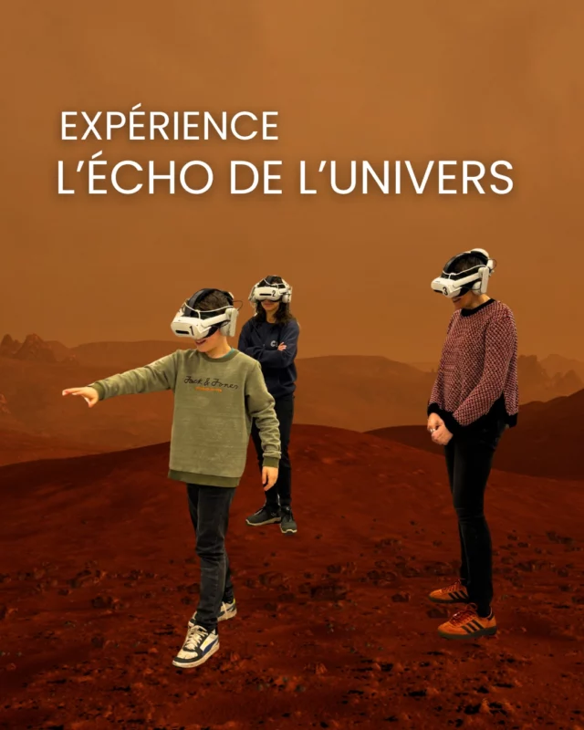 Et si la vie existait ailleurs ? 🪐

Pendant les vacances scolaires, découvrez une nouvelle expérience en réalité virtuelle "L'Echo de l'Univers", exclusivement du 4 au 19 avril à Cap Sciences ! 😎

Traces de vie, objets inexpliqués, voyage vertigineux au cœur d’un trou noir… Le suspense est lancé ! 👽

Une expérience accessible dès 8 ans !
Réservez dès maintenant vos billets 🔗

Une expérience proposée par DISCOVR