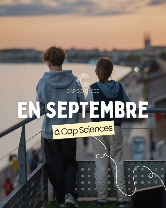 À Cap Sciences, ça bouge en Septembre !🚀

Entre expos et évènements il y a de quoi bien commencer la rentrée ✨
👉Retrouvez toute la programmation en détail sur notre site web (lien en bio)

Et surtout, on vous attend nombreux le vendredi 25 septembre pour la Nuit de la Recherche 2026 🔬

ps : on vous dévoile prochainement le nom de la nouvelle expoooo… 👀