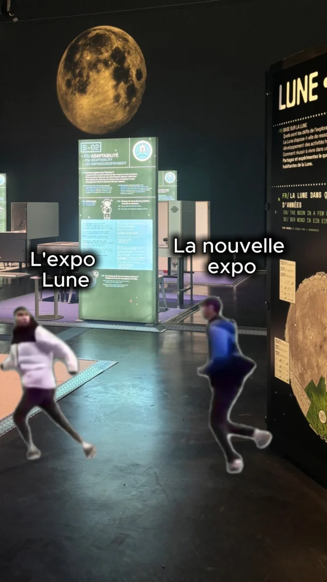 Et oui...Plus qu'une semaine avant la fin de l'exposition Lune 🌕
🚀 Dernier appel avant décollage vers la nouvelle expo :)