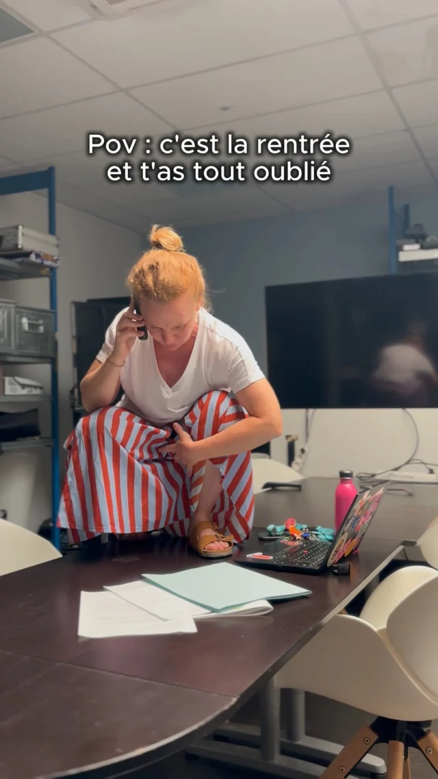 C’est déjà la rentrée et ton cerveau est resté en vacances avec tes neurones en pls 🧠
Bref, on redémarre doucement 😅