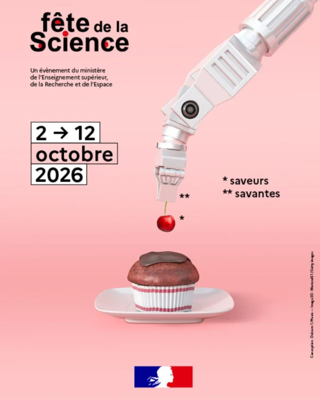Du 2 au 12 octobre, la Nouvelle-Aquitaine fête la science !

Cette année, on met les aliments à l’honneur avec une thématique qui ouvre grand le menu des découvertes : "Saveurs Savantes". 🍽️ 🍎🥕

Chercheur·euses, ingénieur·es, médiateur·rices, passionné·es et curieux·euses : pendant 10 jours, la science se partage avec tout le monde, partout en Nouvelle-Aquitaine. 🧪🌱🚀

Prêts à faire le plein de découvertes ? Retrouvez des centaines d'évènements gratuits partout en Nouvelle-Aquitaine 👀

PS : on vous donne rdv à Cap Sciences les 10 & 11 octobre pour le Village des Sciences !!