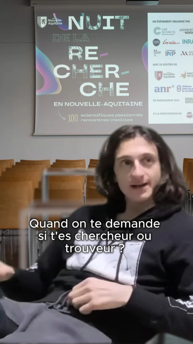 Donc là à tout moment ça part ok ?

On vous donne rendez-vous pour La Nuit de la Recherche le vendredi 25 septembre 2026 !✨✨