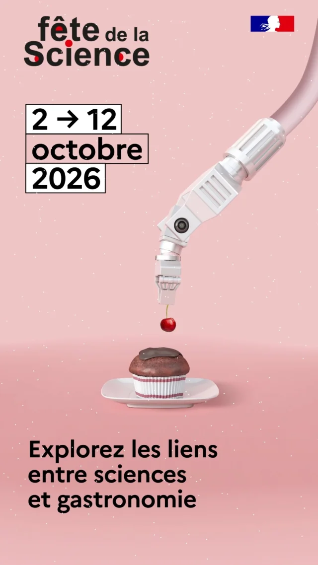 🔬✨ La Nouvelle-Aquitaine fête la Science !

Du 2 au 12 octobre 2026, la science s’invite partout en Nouvelle-Aquitaine pour 10 jours de découvertes, d’expériences et de rencontres !

Cette année, direction… nos assiettes ! 🍽️ La thématique nationale « Saveurs Savantes » nous embarque à la découverte de tout ce qui se cache derrière ce que nous mangeons : de la production à la transformation, de l’environnement à la santé, des traditions aux innovations… 🥕🌱🧬

👉 En Nouvelle-Aquitaine on célèbre la thématique nationale, mais tous les domaines scientifiques sont également célébrés : sciences du vivant, de l’univers, de l’environnement, biotechnologies, ou encore sciences humaines… Il en a pour tous les goûts et forcément près de chez vous !

Découvrez la programmation régionale dès maintenant !